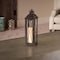 Smart Solar Smart Living 16 in. Glass/Metal Siena LED Candle Lantern Bronze 84036-LC - alternate 7